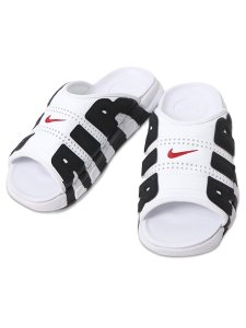 画像5: 【送料無料】NIKE AIR MORE UPTEMPO SLIDE WHITE/VARSITY RED/BLACK (5)