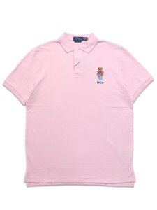 画像1: 【SALE】【送料無料】POLO RALPH LAUREN SUMMER BEAR MESH POLO SHIRT GARDEN PINK (1)