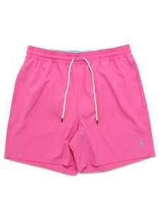 画像1: 【送料無料】POLO RALPH LAUREN 5.75-INCH TRAVELER CLASSIC SWIM TRUNK BAJA PINK (1)