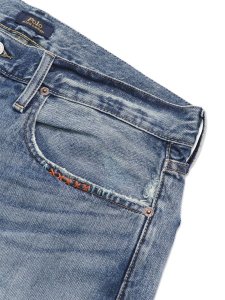 画像3: 【SALE】POLO RALPH LAUREN VINTAGE CLASSIC JUNEGRASS PATCHWORK DENIM SHORTS (3)