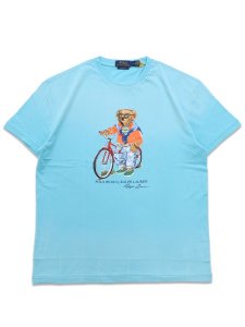 画像1: 【送料無料】POLO RALPH LAUREN SUMMER BICYCLE BEAR TEE PERFECT TURQUOISE (1)
