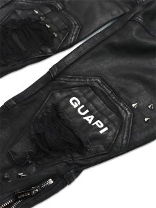 画像6: 【送料無料】GUAPI BLACK COFFIN ARC WAXED DENIM (6)