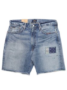 画像1: 【SALE】POLO RALPH LAUREN VINTAGE CLASSIC JUNEGRASS PATCHWORK DENIM SHORTS (1)
