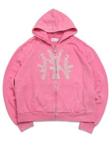 画像1: 【送料無料】STOLEN ARTS PINK AK-NY PEARL HOODIE (1)