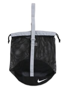 画像1: NIKE MESH SHOULDER POOL BAG BLACK (1)