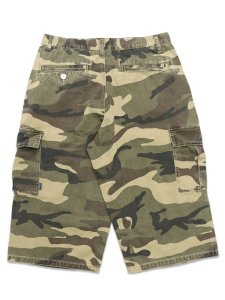 画像2: 【送料無料】INTERBREED CROPPED CAMOUFLAGE SHORTS WOODLAND CAMO (2)