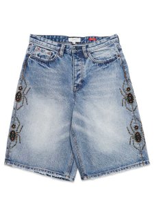 画像1: 【送料無料】BLDG4 PANTHEON DENIM SHORT (1)