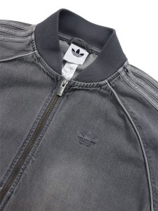 画像3: 【送料無料】ADIDAS LOOSE SST DENIM BLACK WASH JACKET-LT DENIM (3)