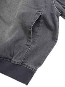 画像4: 【送料無料】ADIDAS LOOSE SST DENIM BLACK WASH JACKET-LT DENIM (4)