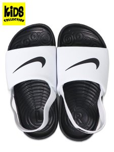 画像1: 【KIDS】NIKE KAWA SLIDE TD WHITE/BLACK/BLACK (1)