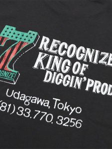 画像4: RECOGNIZE #7 VINYL UDAGAWA TEE BLACK (4)