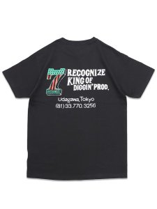画像1: RECOGNIZE #7 VINYL UDAGAWA TEE BLACK (1)