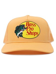 画像2: BASS PRO SHOPS MESH TRUCKER CAP-PASTEL ORANGE (2)