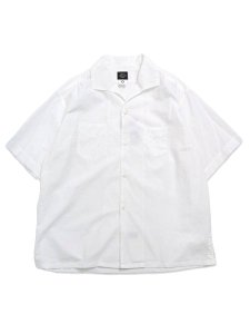 画像1: 【送料無料】POST OʼALLS FEVER 2 S/S HIGH COUNT BROADCLOTH WHITE (1)