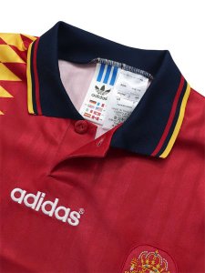 画像4: 【送料無料】ADIDAS SPAIN 1994 HOME UNIFORM-COLLEGE RED (4)