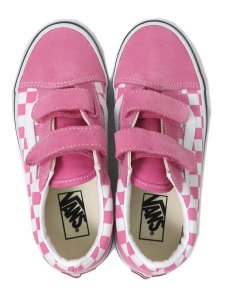 画像6: 【KIDS】VANS KIDS OLD SKOOL V COLOR THEORY CHECKERBOARD PINK FIZZ (6)