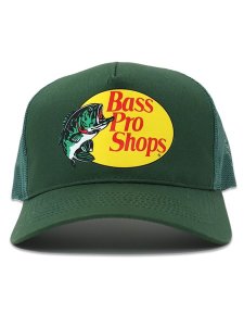 画像2: BASS PRO SHOPS MESH TRUCKER CAP-DARK GREEN (2)