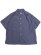 画像1: 【送料無料】POST OʼALLS FEVER 2 S/S HIGH COUNT BROADCLOTH BLUE (1)