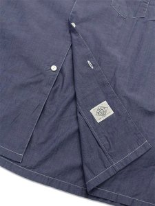 画像4: 【送料無料】POST OʼALLS FEVER 2 S/S HIGH COUNT BROADCLOTH BLUE (4)