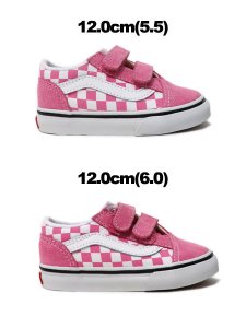 画像8: 【KIDS】VANS TD OLD SKOOL V COLOR THEORY CHECKERBOARD PINK FIZZ (8)