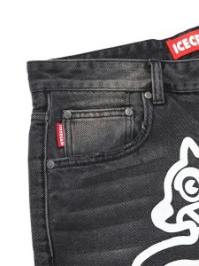 画像3: 【送料無料】ICECREAM BREYER DENIM SHORTS BLACK FUDGE (3)