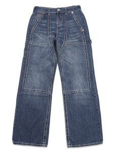 画像2: 【送料無料】TRUE RELIGION VINNY BIG T CARPENTER BAGGY 34" RED WINE MEDIUM WASH (2)