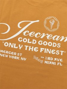 画像4: 【送料無料】ICECREAM ONLY THE FINEST TEE SUDAN BROWN (4)