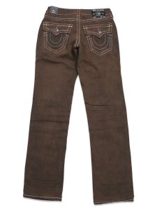 画像1: 【送料無料】TRUE RELIGION RICKY BIG T OVERDYED STR 34" CHARLATANS BROWN WASH (1)