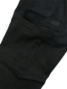 画像6: 【送料無料】PRO CLUB HW STRETCH TWILL CARGO LOUNGE PANT BLACK (6)