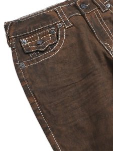 画像3: 【送料無料】TRUE RELIGION RICKY BIG T OVERDYED STR 34" CHARLATANS BROWN WASH (3)