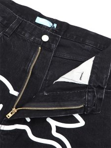 画像4: 【送料無料】ICECREAM BUGGY DENIM SHORTS BLACK (4)