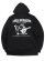 画像2: 【送料無料】TRUE RELIGION GLOSSY ARCHED LOGO ZIP HOODIE BLACK (2)