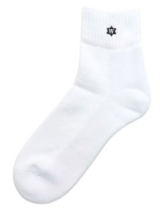 画像1: WHIMSY SOCKS VERSE SOCKS WHITE (1)