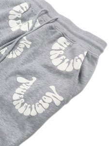 画像3: 【送料無料】TRUE RELIGION WARPED LOGO JOGGER HEATHER GREY/WHITE (3)