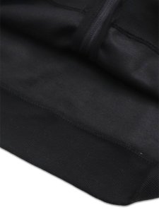 画像6: 【送料無料】TRUE RELIGION GLOSSY ARCHED LOGO ZIP HOODIE BLACK (6)