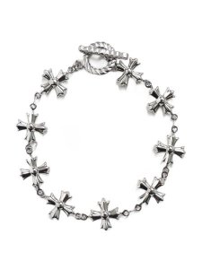 画像1: ADVANCE BRACELET SILVER 21cm (1)