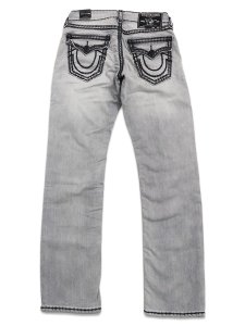 画像1: 【送料無料】TRUE RELIGION RICKY SUPER QT FLAP STRAIGHT 34" GRITSTONE GREY WASH  (1)