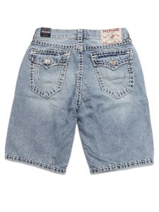 画像2: 【送料無料】TRUE RELIGION BOBBY LOGO APPLIQUE SUPER T SHORT BEACHED OUT MDW (2)