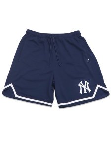 画像1: FANATICS MESH SHORT YANKEES ATHLETIC NAVY/WHITE (1)