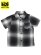 画像1: 【KIDS】CALTOP TODDLER FL PLAID S/S SHIRT BLACK/IVORY (1)