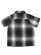 画像2: 【KIDS】CALTOP TODDLER FL PLAID S/S SHIRT BLACK/IVORY (2)