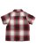 画像2: 【KIDS】CALTOP TODDLER FL PLAID S/S SHIRT RED/WHITE (2)