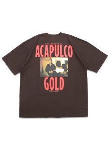 画像1: ACAPULCO GOLD UNLUCKY TEE BROWN (1)