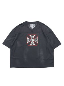画像1: WEST COAST CHOPPERS CROSS LOGO MESH JERSEY (1)