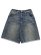 画像2: 【送料無料】TRUE RELIGION MIKEY FRAYED HEM FLAP BAGGY AF SHORT CHAINLINK DISTRESS DARK (2)