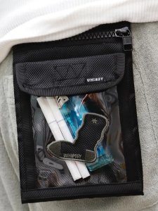 画像8: WHIMSY SOCKS SHOULDER POUCH BLACK (8)