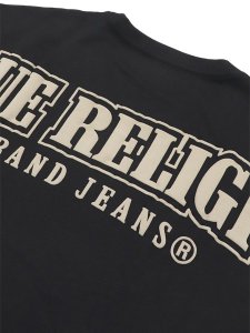 画像4: 【送料無料】TRUE RELIGION LOGO OVERSEAM PUFF T TEE BLACK (4)