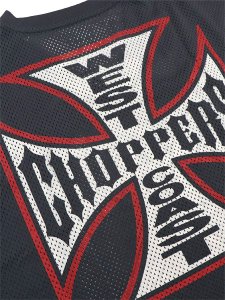 画像4: WEST COAST CHOPPERS CROSS LOGO MESH JERSEY (4)
