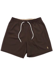 画像1: 【送料無料】POLO RALPH LAUREN 5.75 INCH TRAVELER CLASSIC SWIM TRUNK NUTMEG BRWN (1)