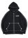 画像2: 【送料無料】TRUE RELIGION SUPER T BOXY ZIP HOODIE BLACK (2)